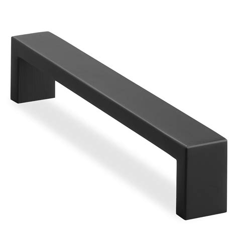 black steel cabinet pulls|cabinet hardware square black stainless.